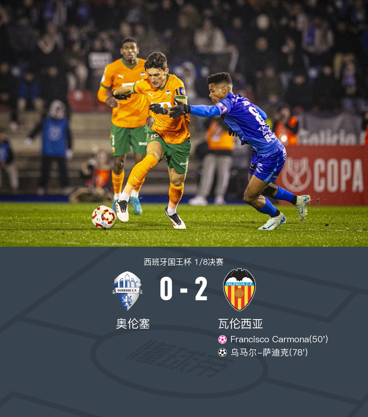 瓦伦西亚对阵巴黎圣日耳曼，胜者晋级八强(瓦伦西亚vs巴塞罗那直播)